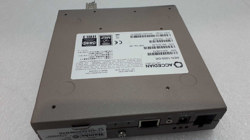 Accedian Networks, 501-015-20, AEN-1000-GE EtherNID &