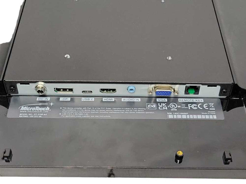 MicroTouch DT-215P-A1 21.5\\" Touch Screen Display w/ Power adapter/Remote/USBC _