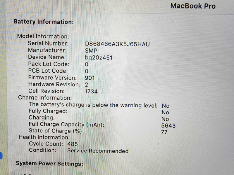 Apple Macbook Pro 2018 15\\" Core i9-8950HK @ 2.9GHz 16GB DDR4 500GB SSD Radeon Pro 560X 4GB (