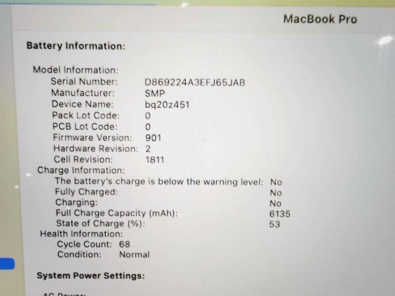 Apple Macbook Pro 2019 15\\" Core i9-9880H @ 2.3GHz 16GB DDR4 500GB SSD Radeon Pro 560X 4GB (