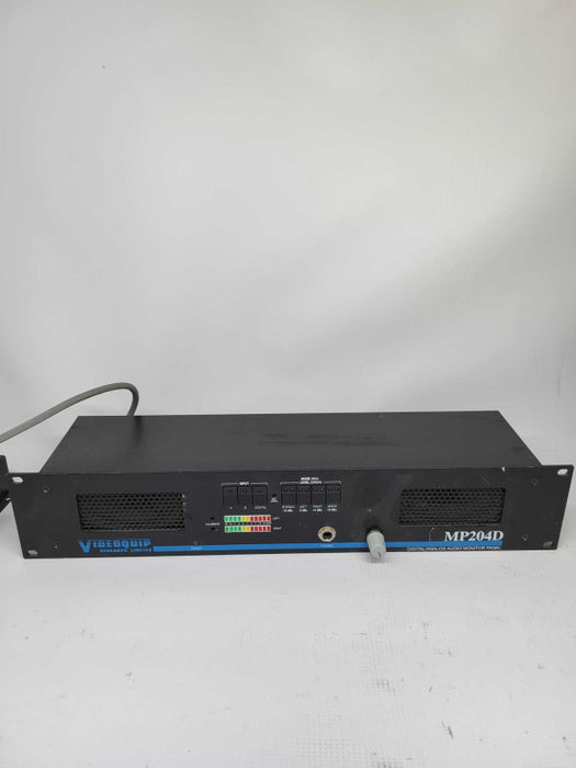 VIDEOQUIP MP-204D Stereo Audio Monitor Panel + Power