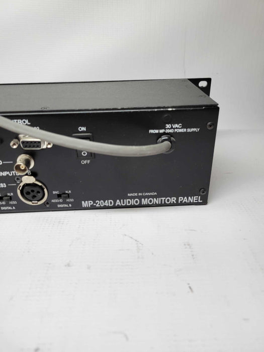 VIDEOQUIP MP-204D Stereo Audio Monitor Panel + Power