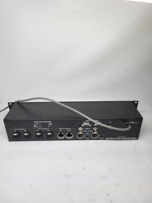 VIDEOQUIP MP-204D Stereo Audio Monitor Panel + Power