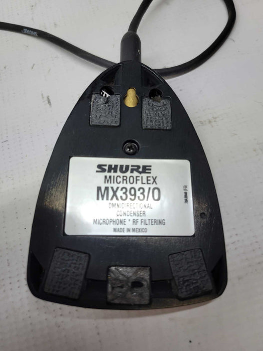 Shure MX393/O Condenser Microphone - Black + XLR Cable