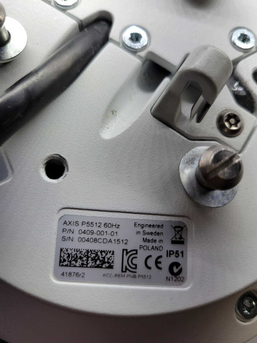 AXIS P5512 0409-001-01 60HZ PTZ Dome Network Camera