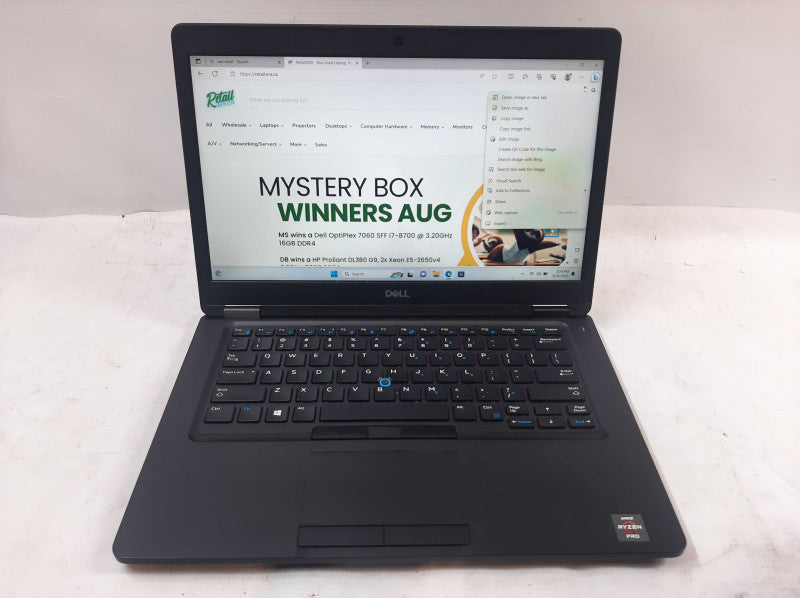 DELL Latitude 5495 AMD Ryzen 7 PRO 2700U ATI Radeon Vega 10 16GB 512SSD *READ