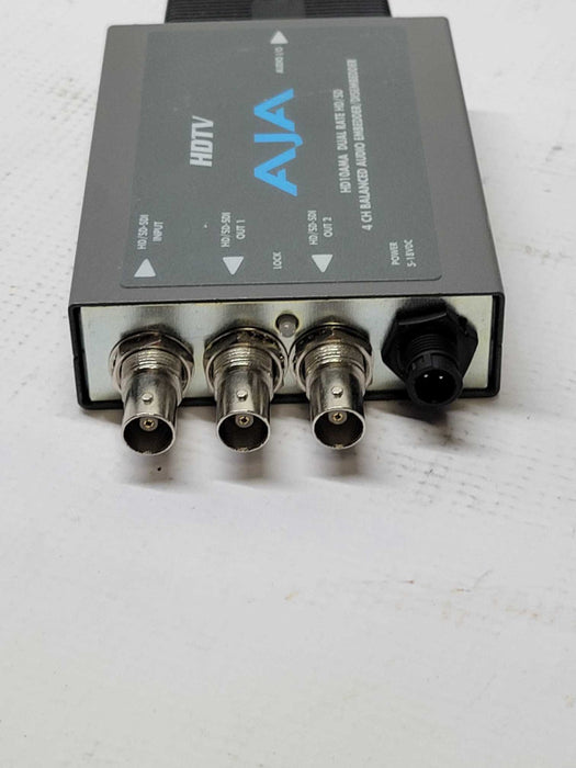 AJA Video System HD10AMA Dual Rate HD/SD 4Ch Balanced Audio WITH BREAKOUT CAB