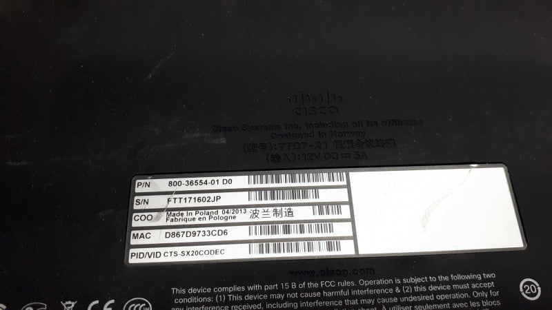 Cisco conference Equipment Kit &