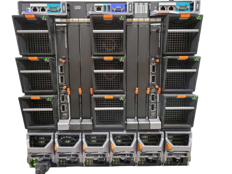 DELL M1000e BladeSystem 10x M610 Server Blades 20x CPUs and 960GB RAM, SEE _