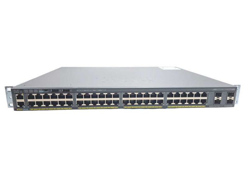Cisco WS-C2960X-48FPS-L 48 Port Gigabit PoE+ 740W Switch )