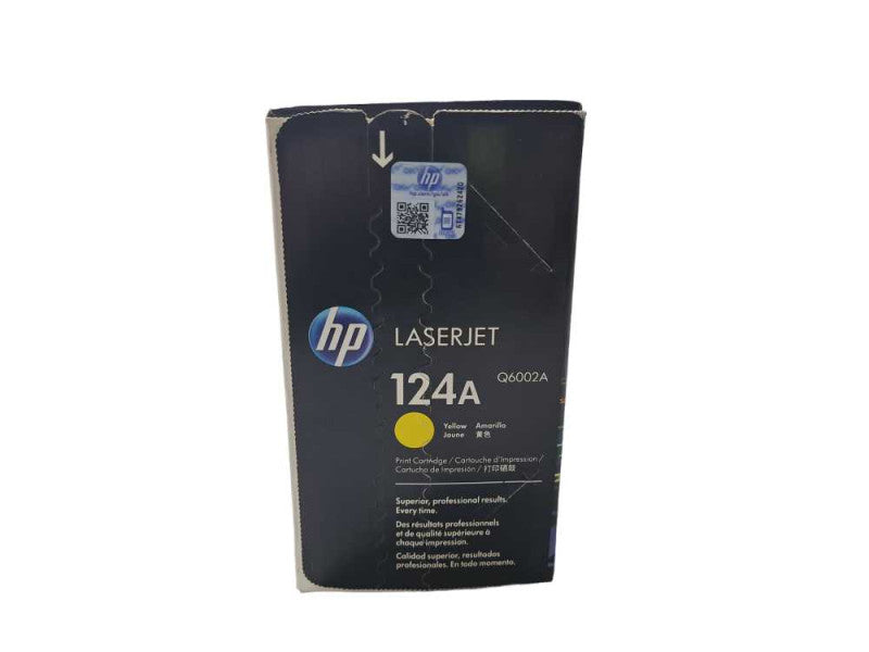 Genuine HP 124A Toner Cartridge Yellow HP Q6002A | NEW | )