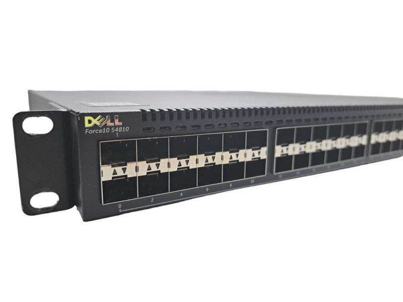 Dell Force10 S4810 48-Port Switch 10GbE SFP+ 4x 40GbE QSFP+ Dual Power Supply )