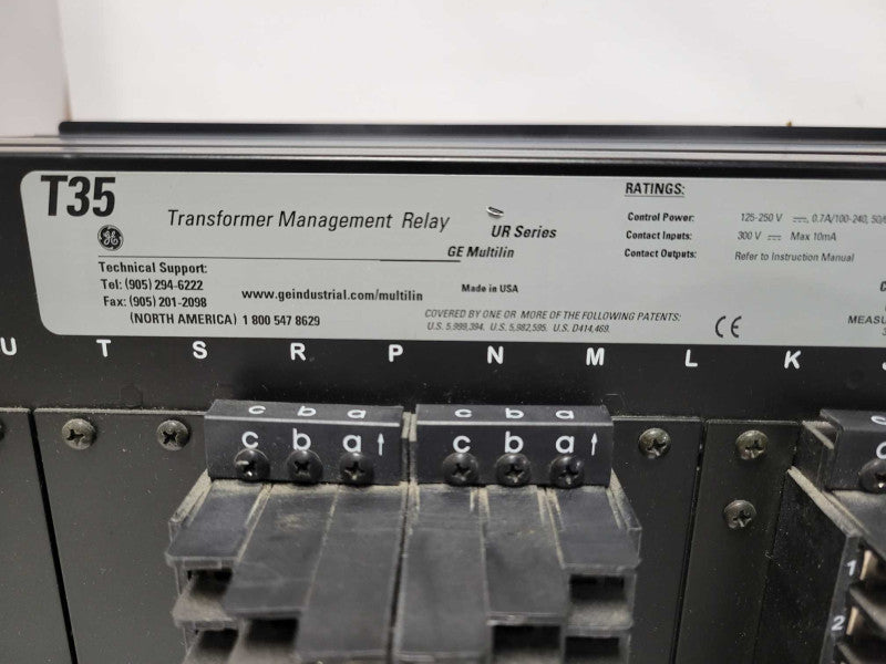 GE T35 Transformer Management Relay T35N03HKHF8FH6TM8FP6EUXXWXX, READ _