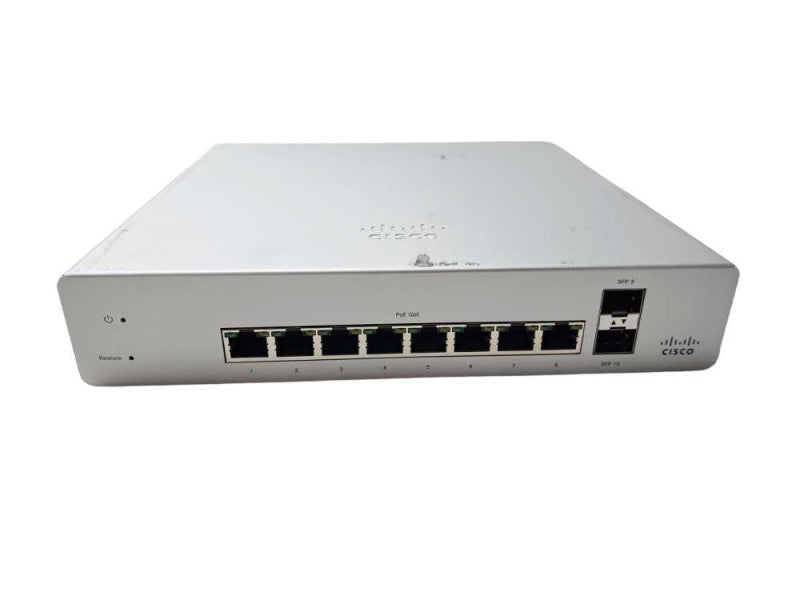 Cisco Meraki MS220-8P 8 Port PoE Gigabit Switch | UNCLAIMED | )