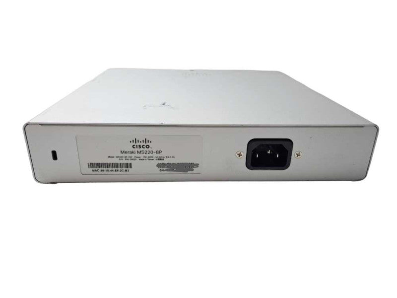 Cisco Meraki MS220-8P 8 Port PoE Gigabit Switch | UNCLAIMED | )