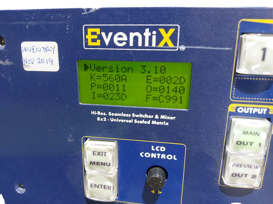 Analog Way EventiX EVX8022 Seamless Switcher / Computer Video Mixer