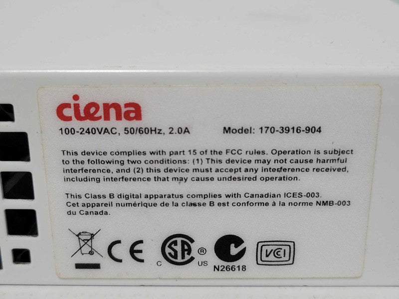 Ciena 170-3916-904 3916 Service Delivery Switch w/ EARS, READ _