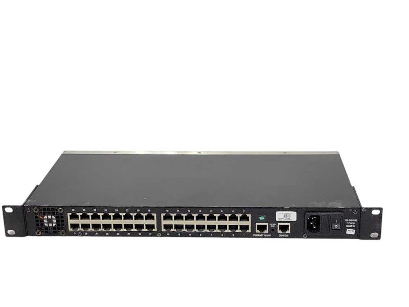 Digi CM 32 DIGICM32 32-Port Console Server w/ Rack mounts, READ _