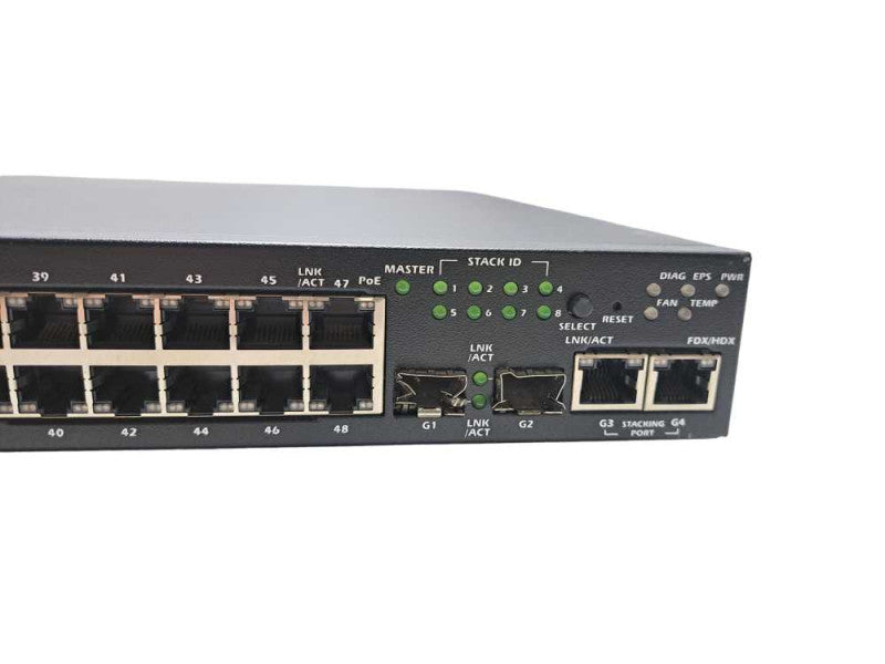 Dell PowerConnect 3548P 48-Port PoE 10/100 Managed Network Switch )
