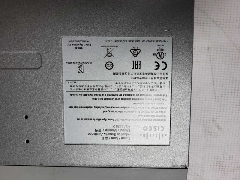 Cisco ASA 5525-X Adaptive security appliance READ Q$
