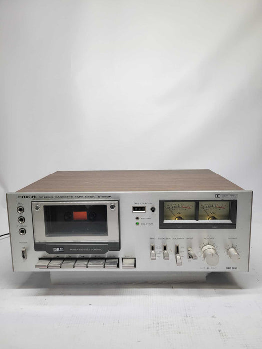 Hitachi D-550R stereo cassette tape deck