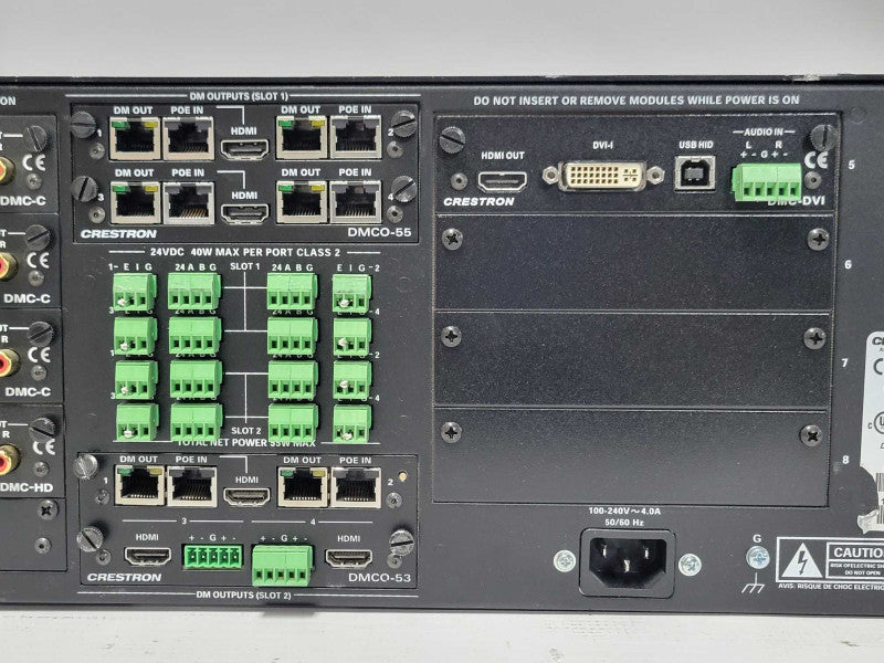 Crestron DM-MD8X8 High Definition Digital Media Distribution Switcher, READ _