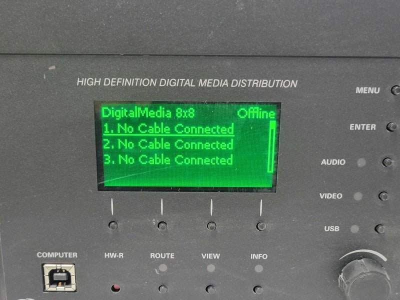 Crestron DM-MD8X8 High Definition Digital Media Distribution Switcher, READ _