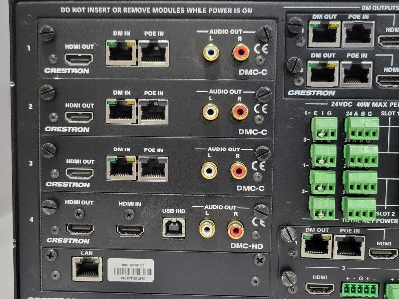 Crestron DM-MD8X8 High Definition Digital Media Distribution Switcher, READ _