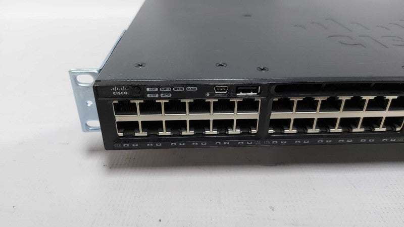 Cisco WS-C3650 Series Gigabit Network Switch WS-C3650-48TS-S V04 - Fact Reset #