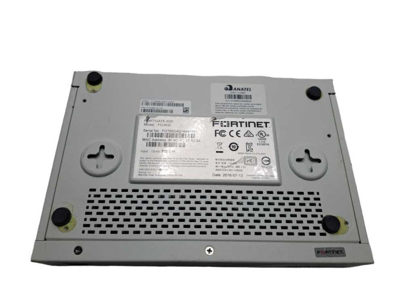 Fortinet FortiGate 60D Firewall Network Security Appliance | Factory Reset | )