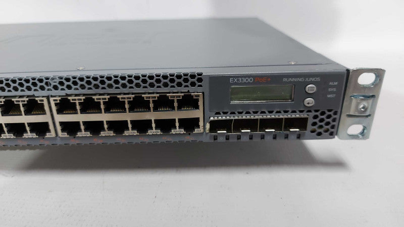 Juniper EX3300 PoE+ EX3300-48P 8-Ports Gigabit PoE+ & 4 x 1G SFP Switch  Q#