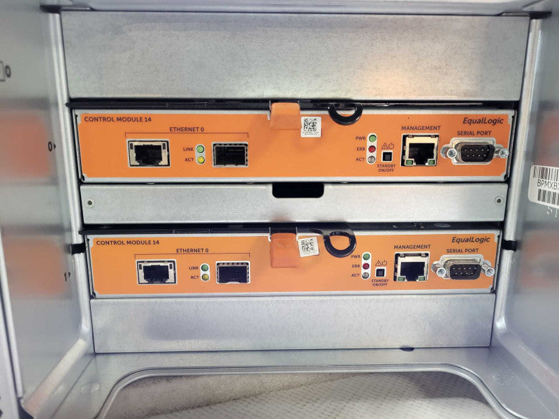 Dell EqualLogic PS6110 E05J 24-Bay 3.5\\" 2x Control Module 14 E09M002 E90M Q$