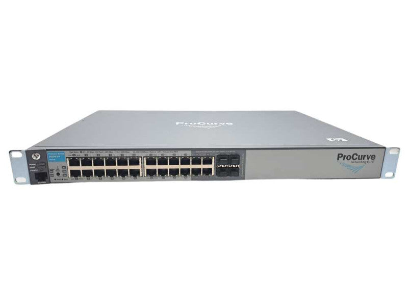 HP Procurve 2510G-24 J9279A 24-Port Gigabit Switch with 4 SFP Ports & Rack Mo )