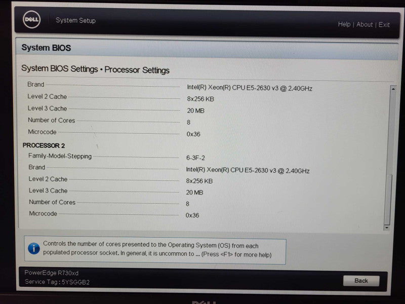 Dell PE R730xd 2x Xeon E5-2630v3 2.4GHz 32GB DDR4 H730 Mini 1x PSU 2.5\\" $