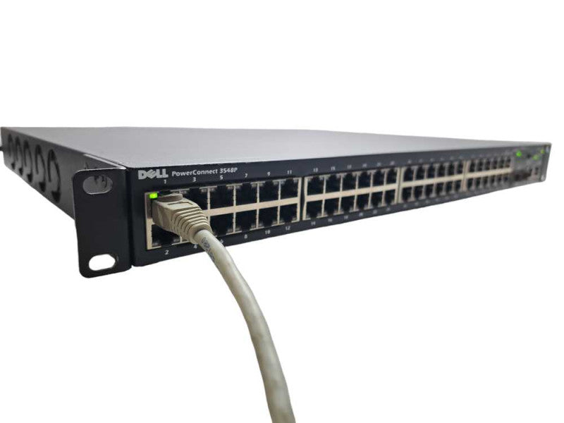 Dell PowerConnect 3548P 48-Port PoE 10/100 Managed Network Switch + RackMount )