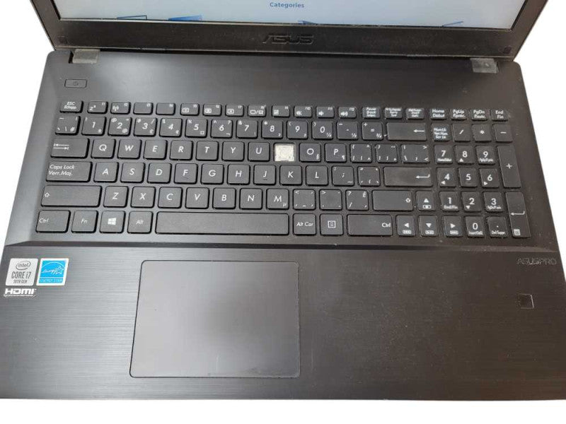 AsusPro P2540F i7-10510U, 16GB DDR4, 256GB m.2 + 1TB HDD , missing \\"I\\" key  Î²