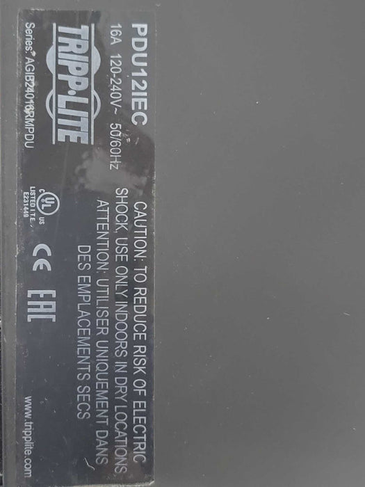 Tripp Lite 16A Power Distribution Unit 120-240v AC PDU12IEC No Cables Q_