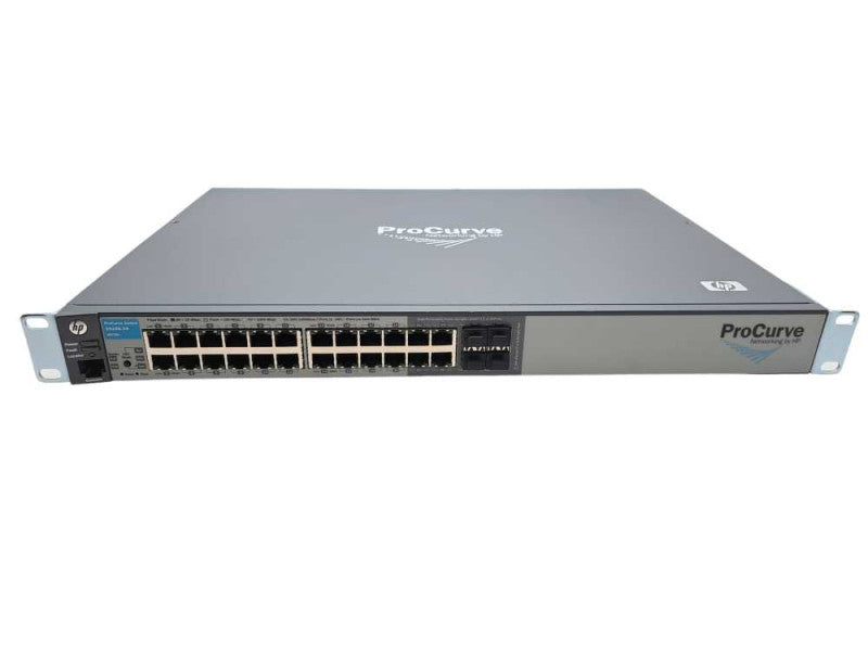 HP Procurve 2510G-24 J9279A 24-Port Gigabit Switch with 4 SFP Ports & Rack Mo )