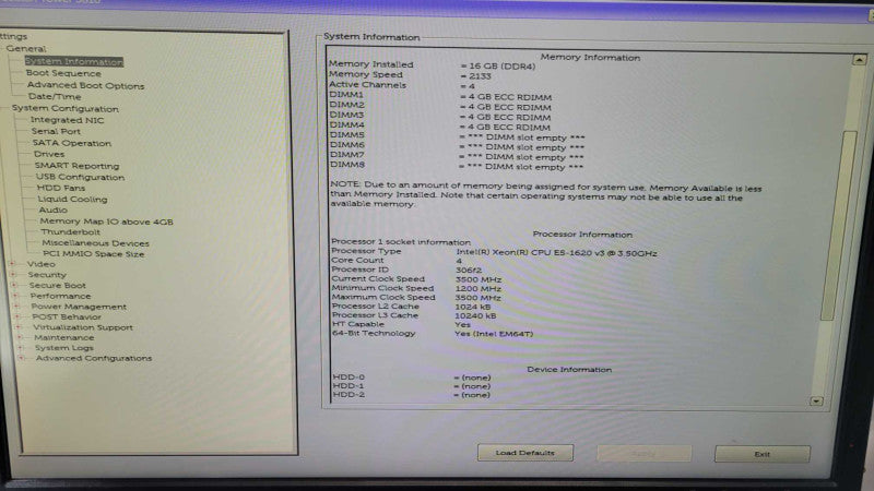 Dell Precision T5810 - Xeon E5-1620 v3 | 16GB RAM | NO HDD | Quadro K420
