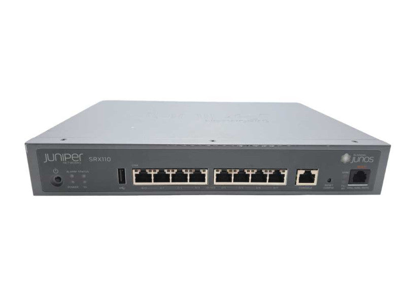 Juniper Networks SRX110H-VA 8 Port Router Services Gateway )