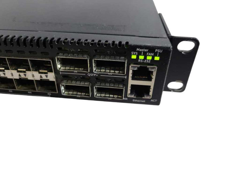 Dell Force10 S4810 48-Port Switch 10GbE SFP+ 4x 40GbE QSFP+ Dual Power Supply !