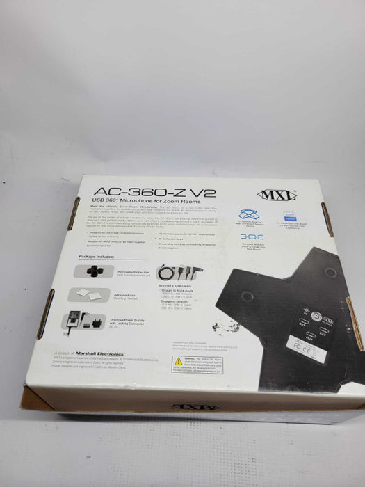 MXL Mics AC-360-Z V2 12-Capsule USB Conferencing Microphone (Black) 293406 80