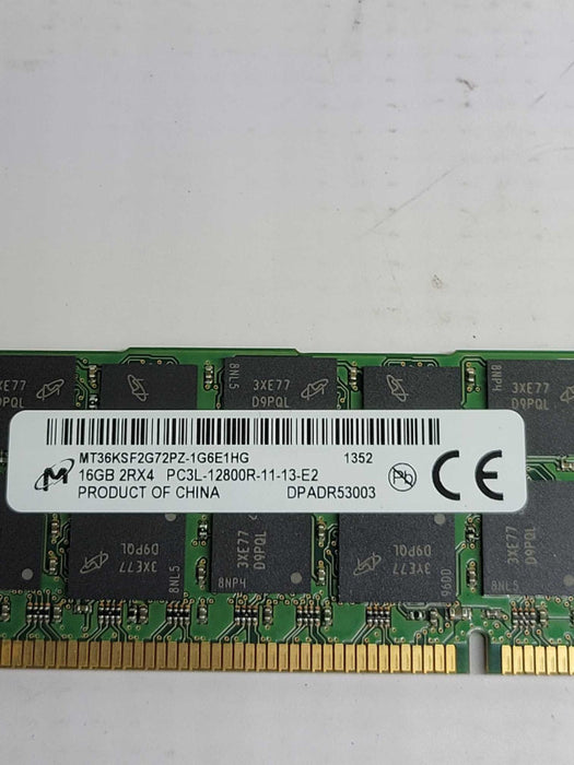 Micron 16GB 2RX4 PC3L-12800R-11-13-E2 Q