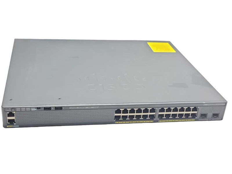 Cisco Catalyst 2960X Series WS-C2960X-24PD-L 24-Port Gig PoE Managed Switch _