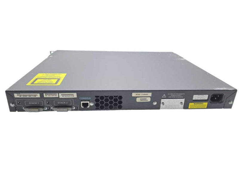 Cisco WS-C3750G-24PS-S 24 Port Gigabit PoE Network Switch | Factory Reset | )