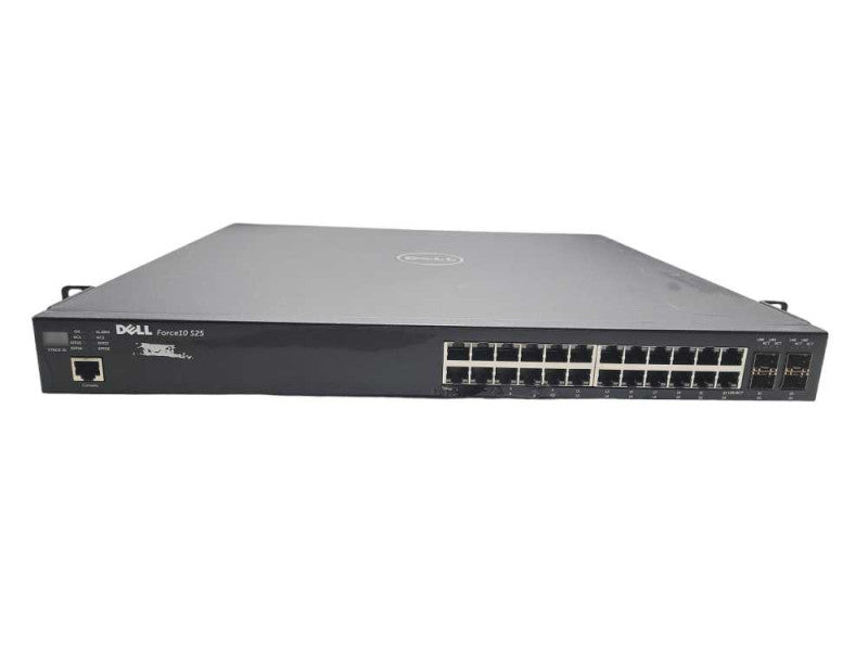 Dell Force10 S25 S25-01-GE-24T 24 Port Gigabit Network Switch w/ Mount *READ* )