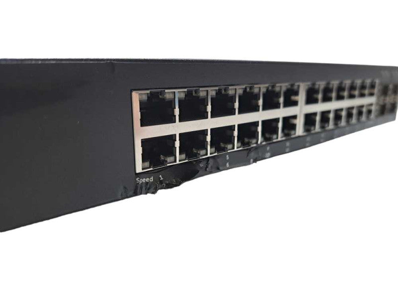 Dell Force10 S25 S25-01-GE-24T 24 Port Gigabit Network Switch w/ Mount *READ* )