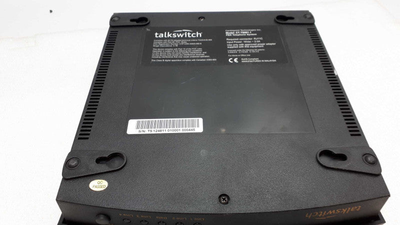 Talkswitch Ct.ts001.1 PBX Telephone System Centerpoint Technologies &