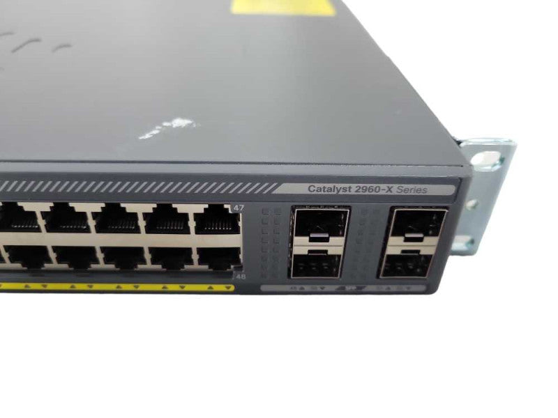 Cisco Catalyst 2960-X Series WS-C2960X-48TS-L PoE+ Network Switch fact reset Q!