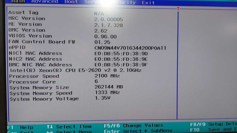 Dell PowerEdge C6220 II Server 4x nodes 2x Xeon E5-2620 V2 256gb ram Per Node #